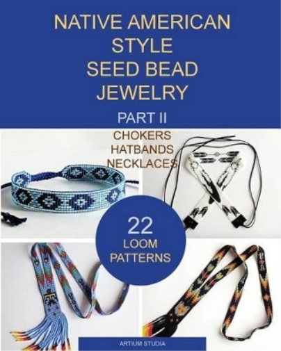 Native American Style Seed Bead Jewelry. Part II. Chokers, hatbands, necklaces