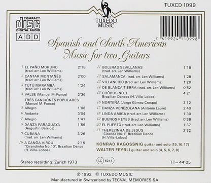 Spanish And South American: Music For Two Guitars