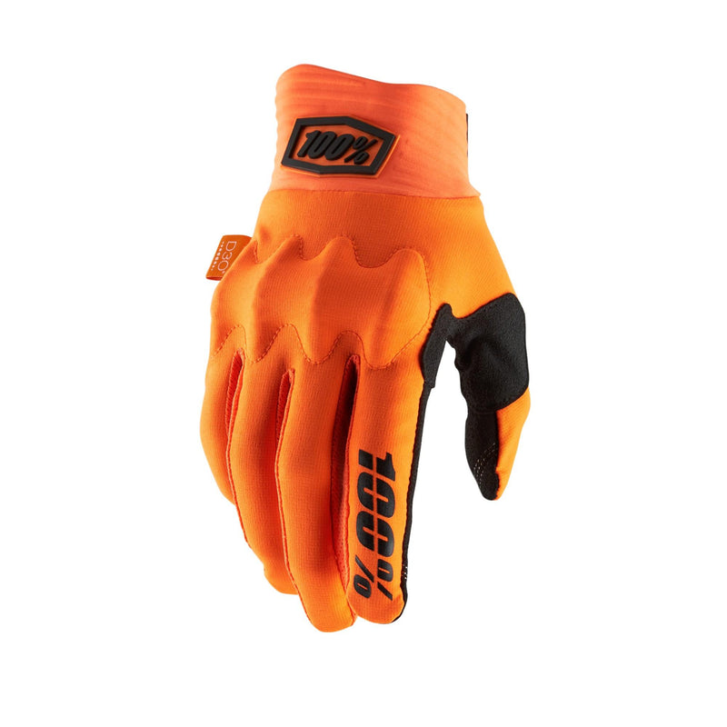 100% Cognito D30 Glove Fluo Orange / Black L