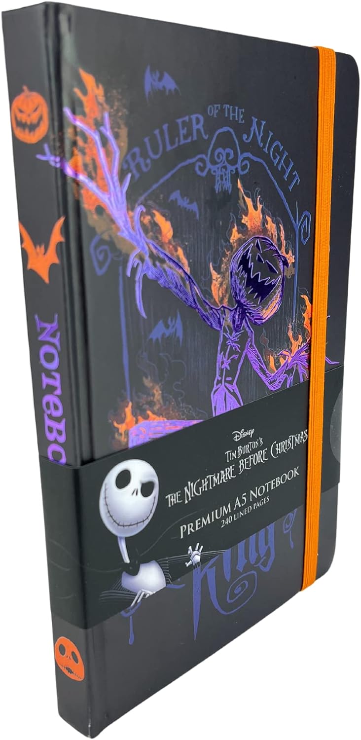 Nightmare before Christmas - Pumpkin King A5 Notebook standard size Multi-Colour