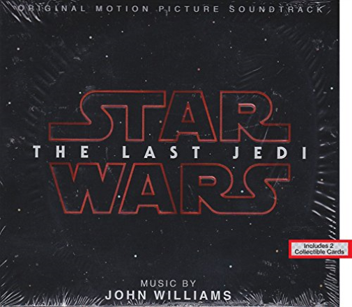 STAR WARS: THE LAST JEDI (ORIGINAL MOTION PICTURE S/T) *2 BONUS COLLECTIBLE CARDS*