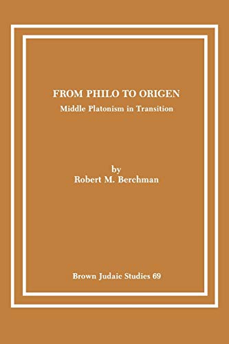 From Philo to Origen
