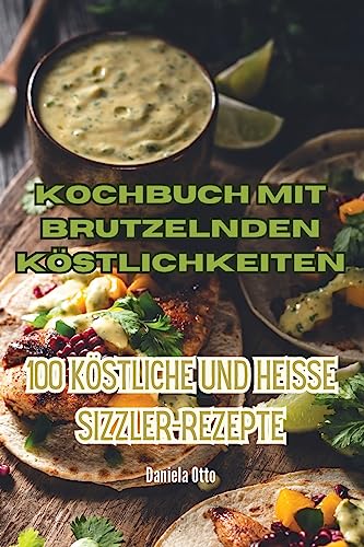Kochbuch mit brutzelnden Köstlichkeiten