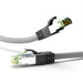 Goobay 55134 CAT 8.1 Patch Cable S/FTP (PiMF) Grey - LSZH Halogen-Free CU Material 0.25 Meter grey