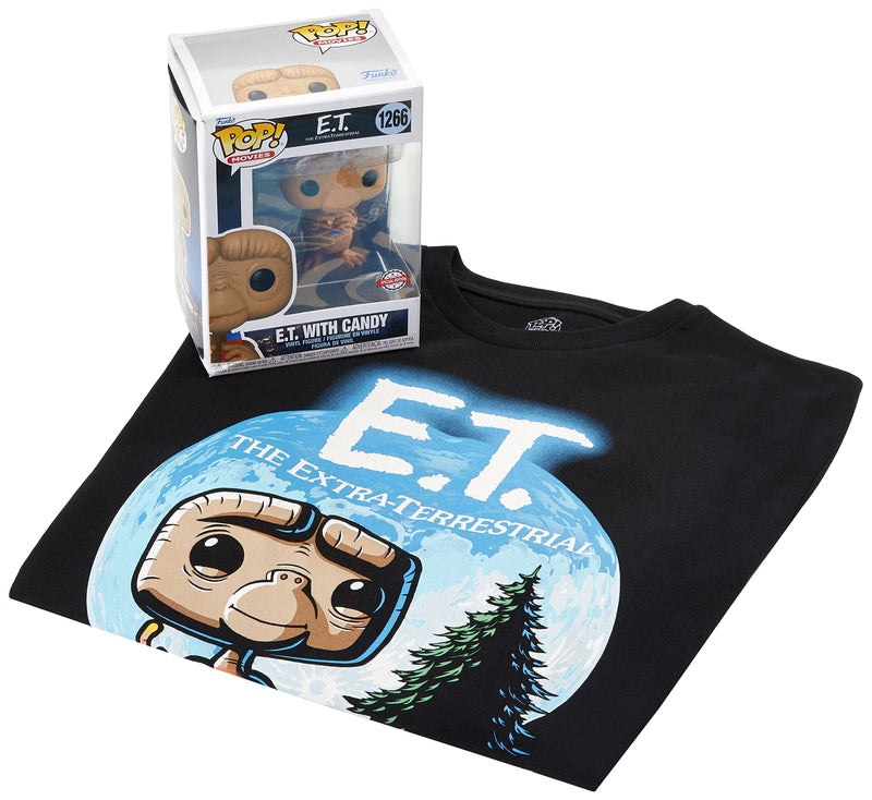 Funko POP & Tee: E.T.- E.T. w/Reeses- Small