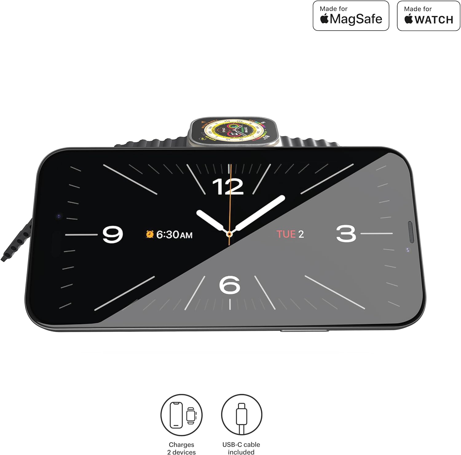 Zens 2-In-1 Magsafe + Watch Charger