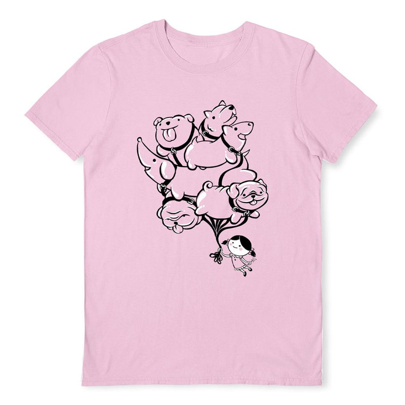 JC LOVELY (UP & AWAY) LIGHT PINK UNISEX T-SHIRT