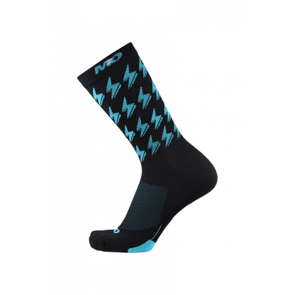 M2O Bolt Crew Plus Compression Sock Black/Red M