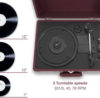 Cruiser Plus Deluxe Portable Turntable B