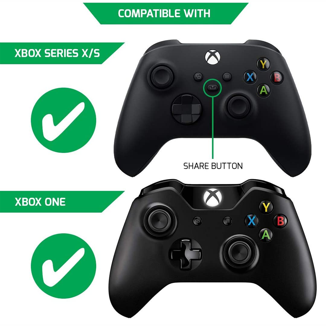 Venom Twin High Capacity Rechargeable Battery Pack Black for Xbox Series X/S & One - White 1100mAh (White)