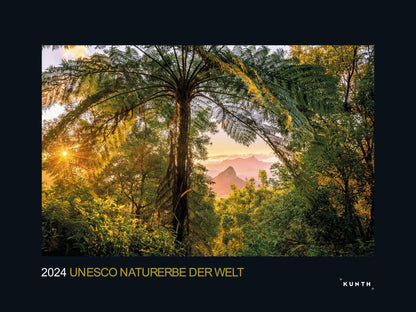 KUNTH Monats-Wandkalender Unesco Naturerbe der Wel