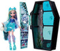 Monster High Skulltimate Secrets Fearidescent Series Doll & Accessories, Lagoona Blue, Dress-Up Locker, Color Reveal Keys & 19+ Surprises