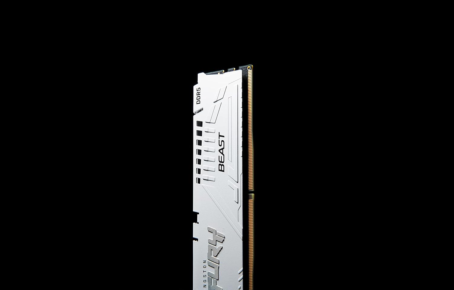 Kingston FURY Beast White EXPO 16GB 5200MT/s DDR5 CL36 DIMM Desktop Gaming Memory Single Module - KF552C36BWE-16