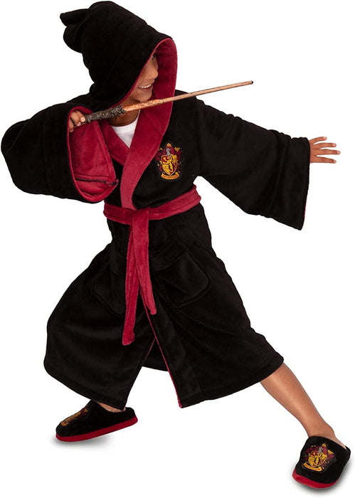 Harry Potter Gryffindor Kids Poly Fleece Robe (Large)