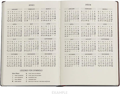 Van Gogh’s Irises (Van Gogh’s Irises) Mini 18-month Dayplanner 2024
