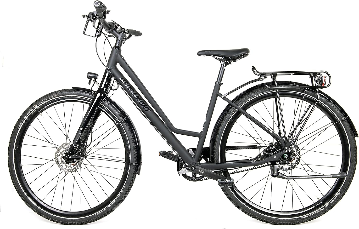 SKS GERMANY BLUEMELS Basic Schutzblech-Set 20"-29" (Fahrrad-Spritzschutz in verschiedenen Größen, aus Kunststoff/Aluminium, inkl. Streben-Sicherheitssystem, Made in Germany) 65mm Black