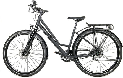 SKS GERMANY BLUEMELS Basic Schutzblech-Set 20"-29" (Fahrrad-Spritzschutz in verschiedenen Größen, aus Kunststoff/Aluminium, inkl. Streben-Sicherheitssystem, Made in Germany) 65mm Black
