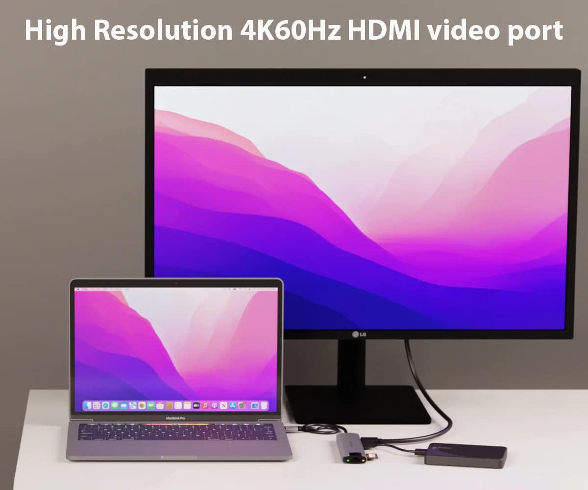 HyperDrive Slab 7-In-1 USB-C Hub - Grey Standard