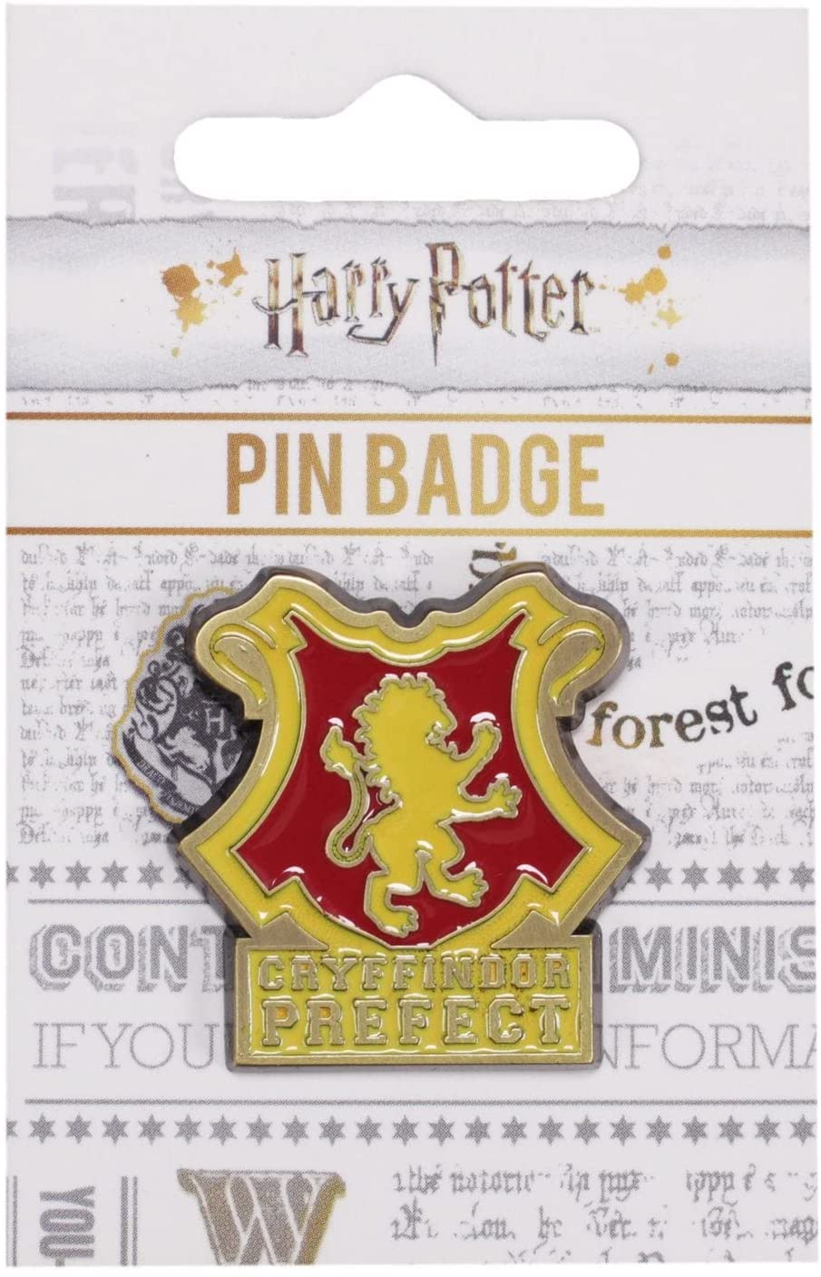 Half Moon Bay Harry Potter Enamel Pin Badge Gryffindor Prefect