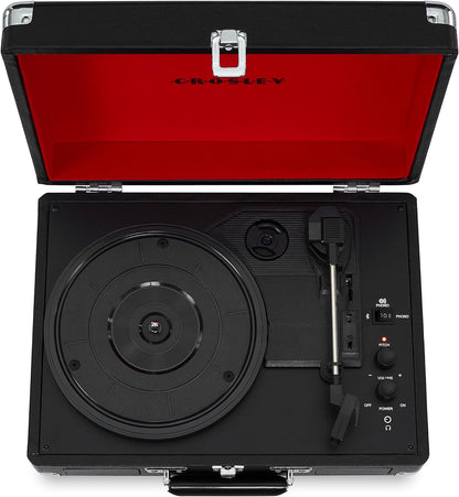 Crosley Cruiser Deluxe - Black - 2 Way Bluetooth!