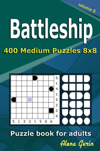 Battleship puzzle book for adults