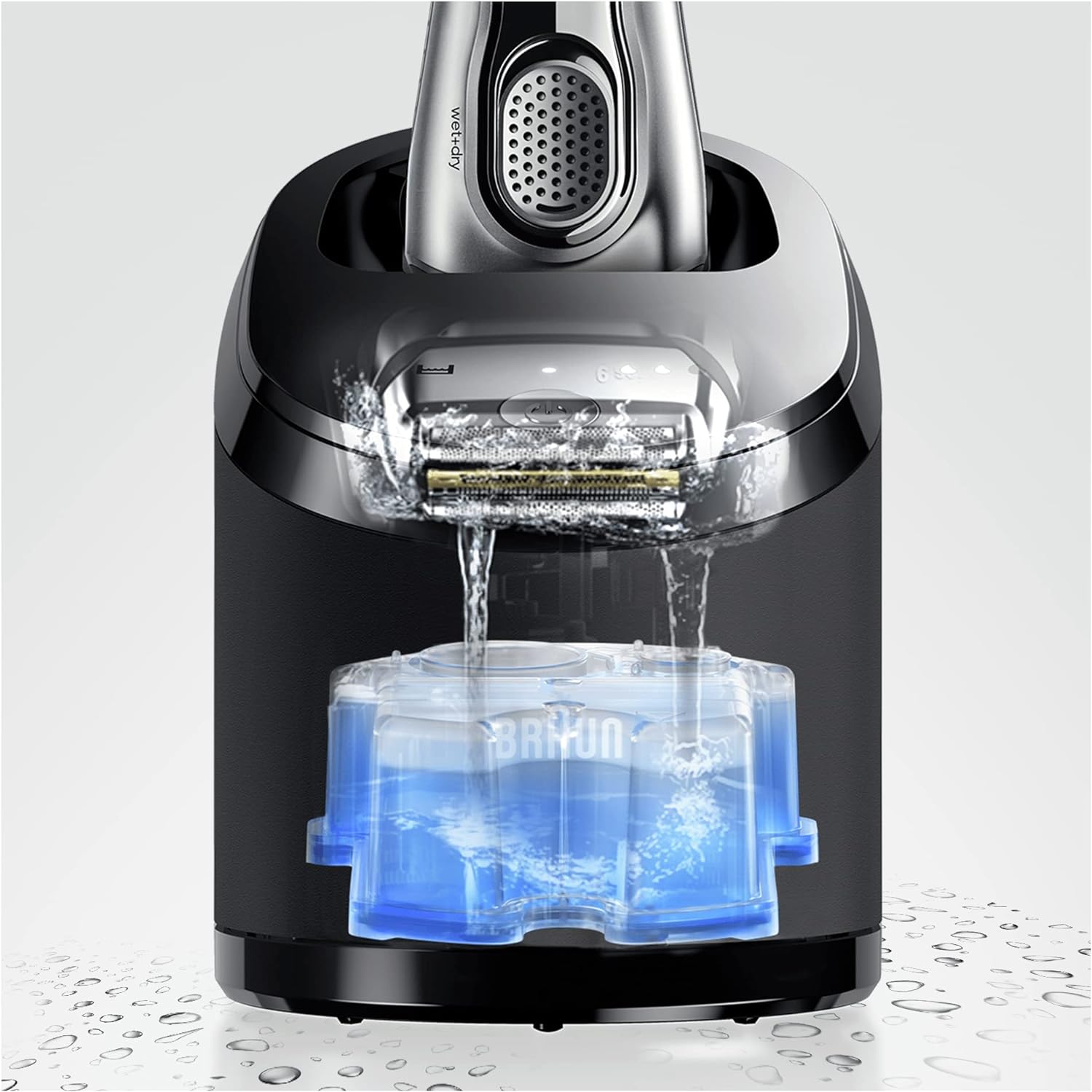 6 BRAUN Clean & Renew Reinigungskartusche fur Rasi