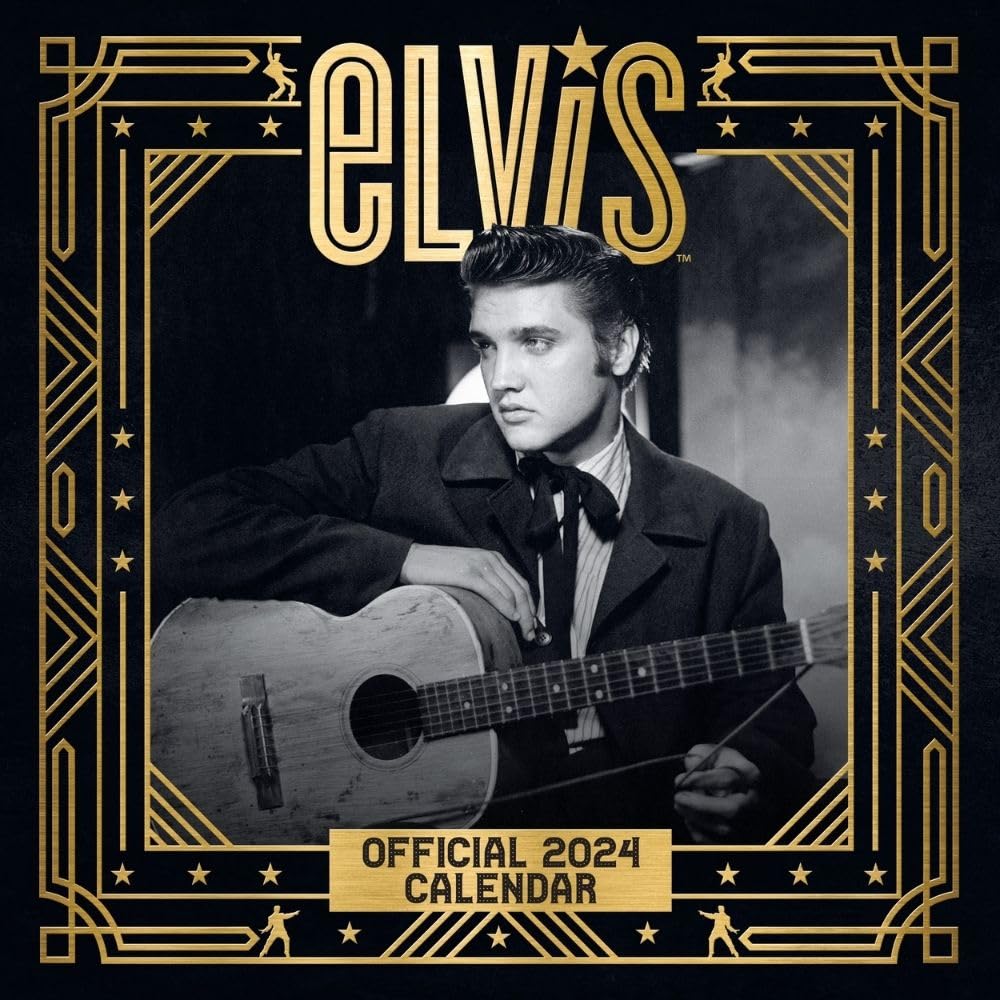 Elvis Presley 2024 Square Wall Calendar