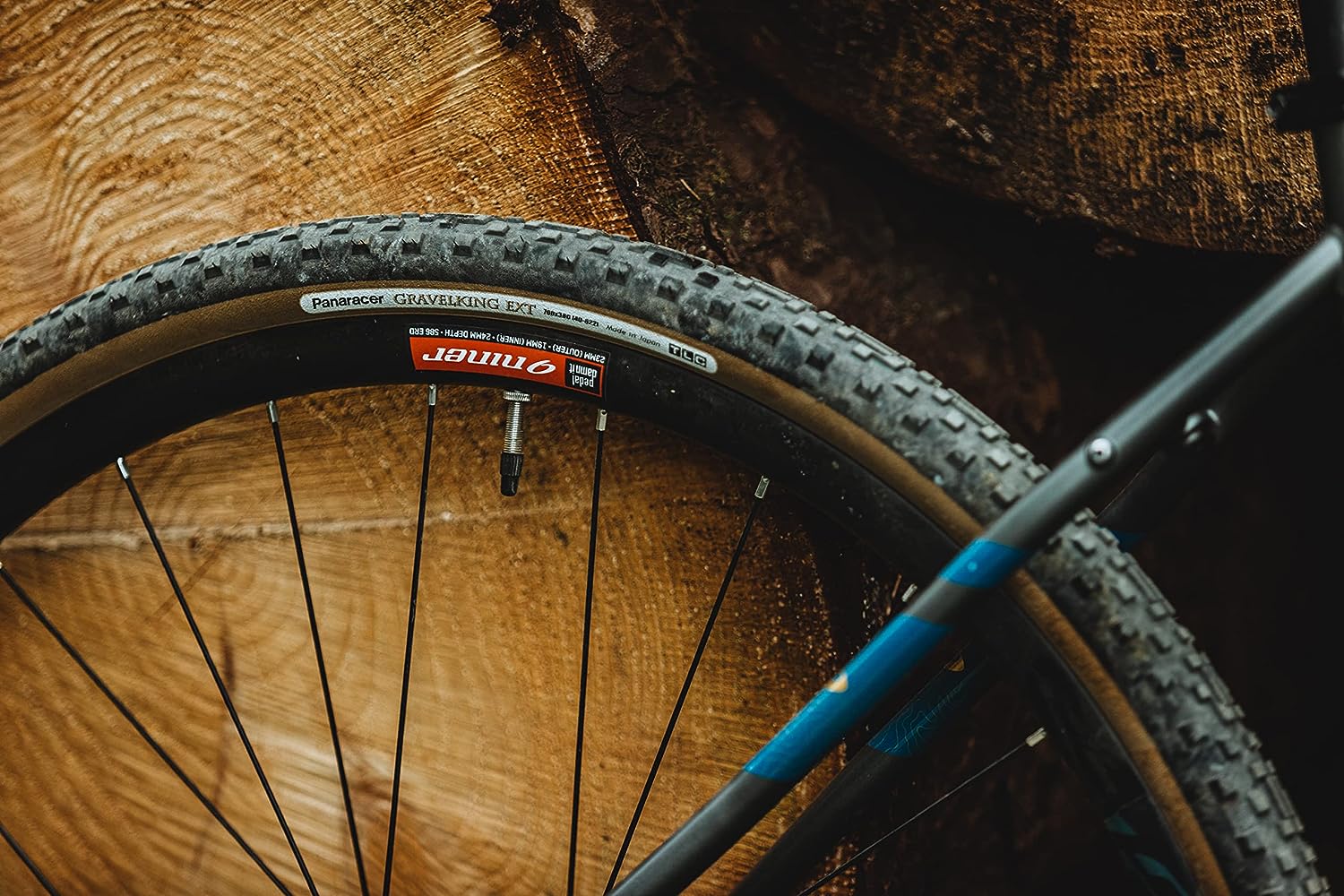 Panaracer GravelKing EXT TLC Folding Tyre Black / Black 700X35c