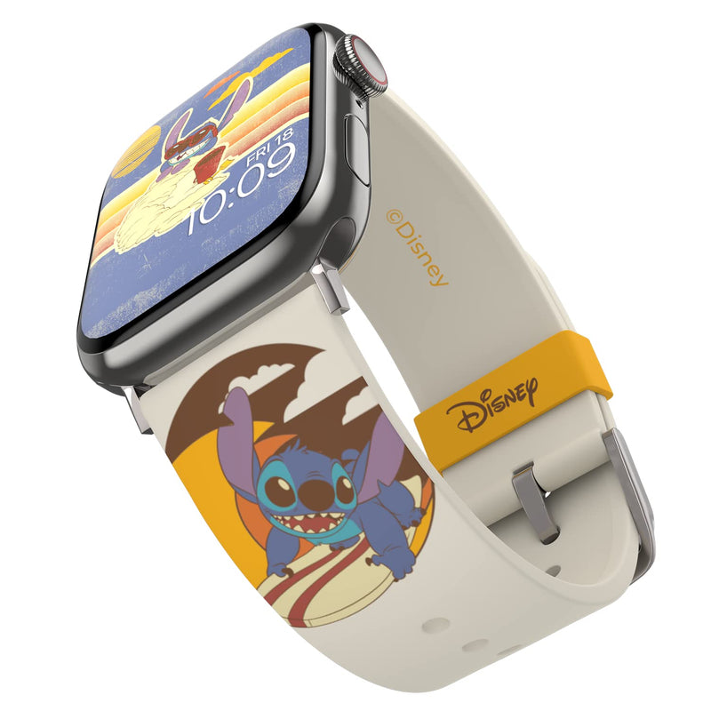 Disney: Stitch - Surfer Smartwatch Band - Officially Licensed, Compatible with Every Size & Series of Apple Watch (not included) Stitch Surfer