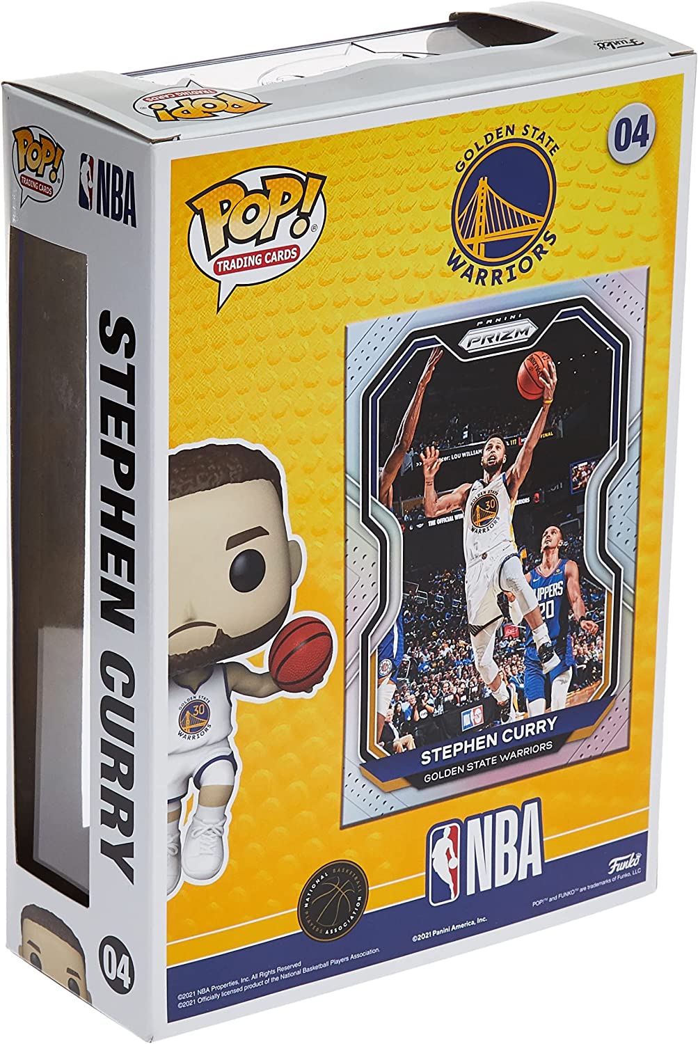 Funko POP! Trading Cards: Stephen Curry - NBA + Panini - Collectable Vinyl Figure - Gift Idea - Official Merchandise - Toys For Kids & Adults - Sports Fans - Model Figure For Collectors And Display