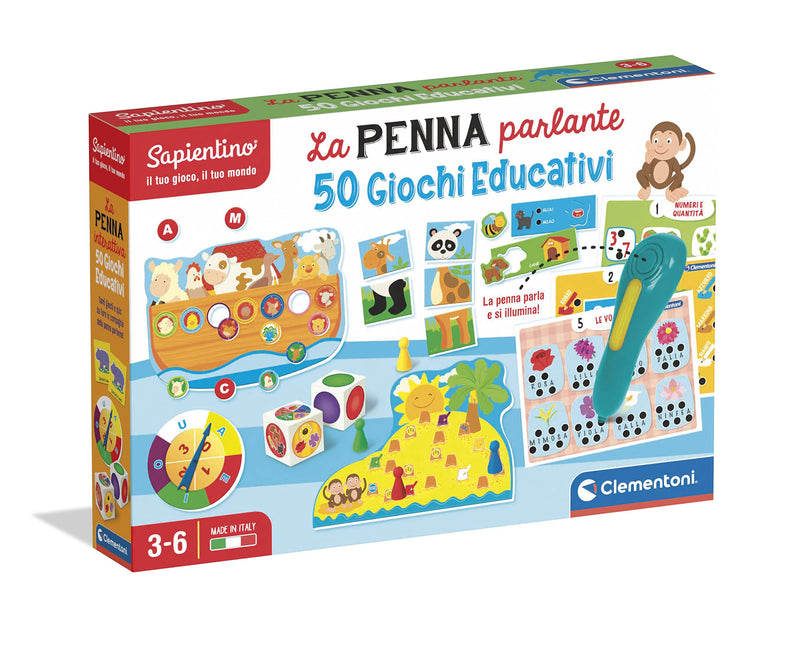 Clementoni: Sapientino - La Penna Interattiva 50 Giochi Educativi