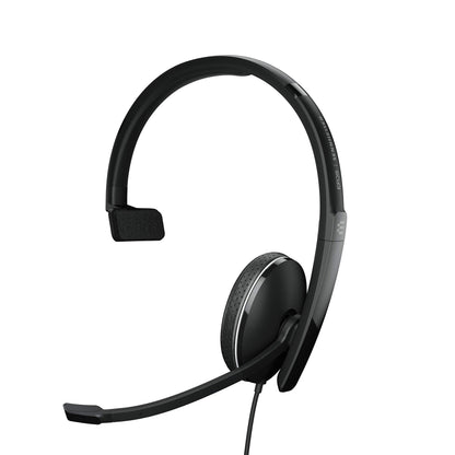 EPOS | Sennheiser Adapt 135 II (1000907) - Wired, Single-Sided Headset with 3.5mm Jack for Mobile Devices  - Superior Sound - Enhanced Comfort - Noise Limiter Switch - Black
