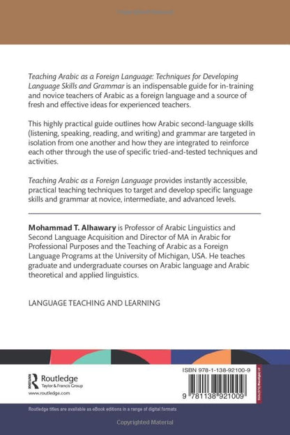 Teaching Arabic as a Foreign Language