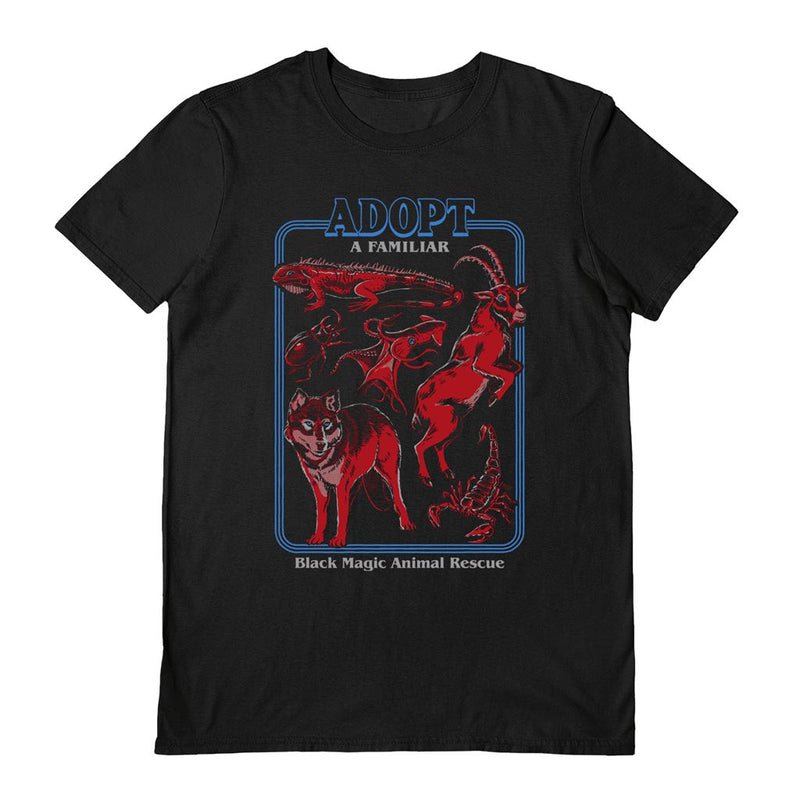 STEVEN RHODES (ADOPT A FAMILIAR PART 3) BLACK UNISEX T-SHIRT SMALL