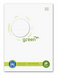 Staufen Staufen Green 794004500 Notebook Cover with Labelling Field DIN A5 150 g/m² Recycled Paper Perfect Protection for School Notebooks Colour White Pack of 10 White DIN A5
