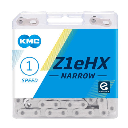 KMC Z1eHX Narrow Silver 112L cycle bike chain