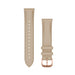 Garmin Quick-release strap Light Sand Band with 18K Rose Gold PVD Hardware 20mm Light Sand Leather Band with 18K Rose Gold PVD Hardware