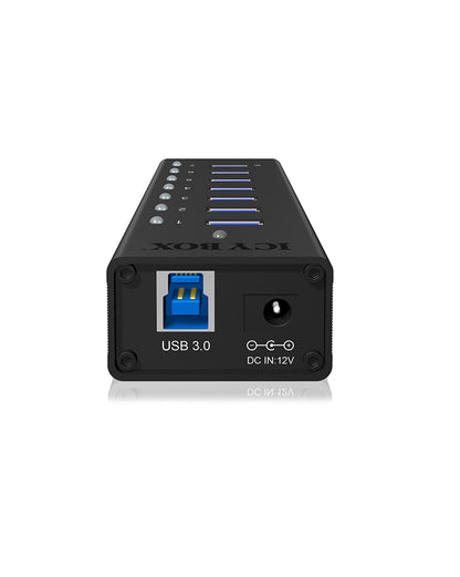 ICY BOX IB-AC618 USB 3.2 Gen 1 (3.1 Gen 1) Type-B 5000 Mbit/s Black