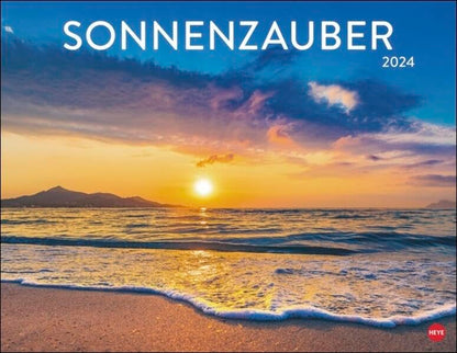 Heye Monats-Wandkalender Sonnenzauber 2024