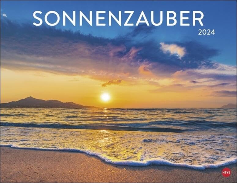 Heye Monats-Wandkalender Sonnenzauber 2024