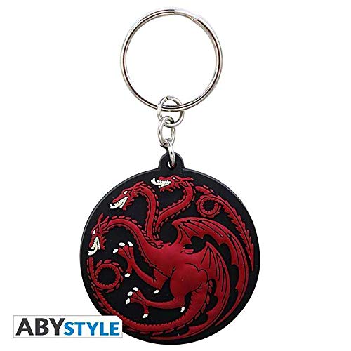 GAME OF THRONES - Keychain PVC Targaryen X4*