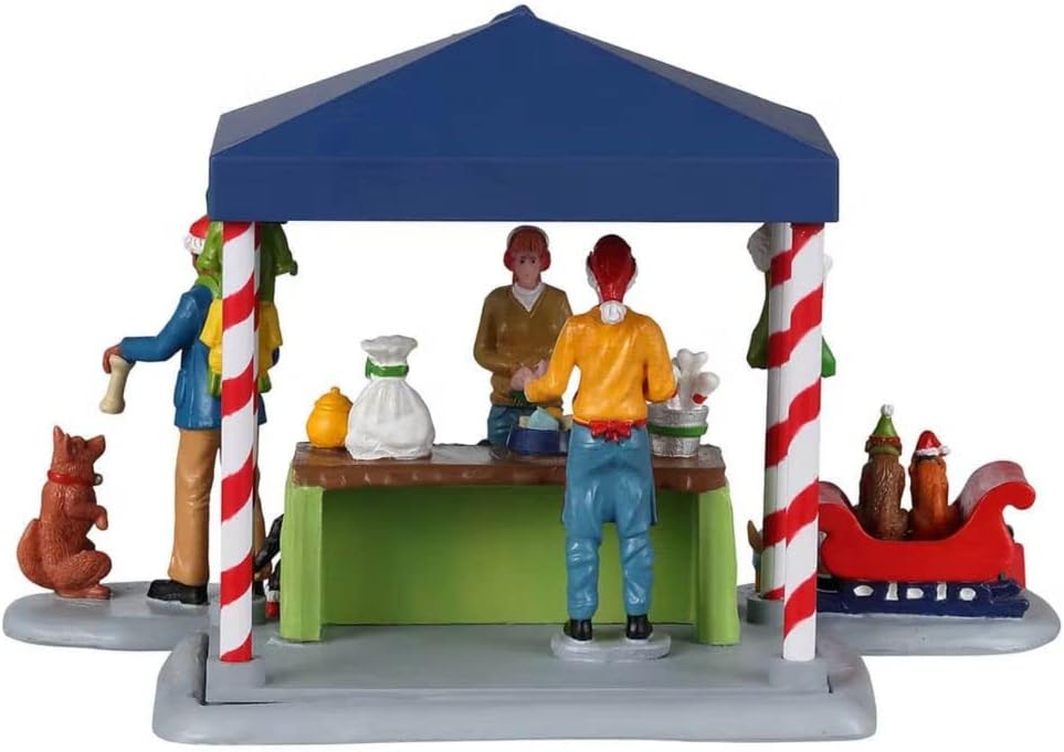 Lemax Village Collection Santa Claws & Paws, Set of 3