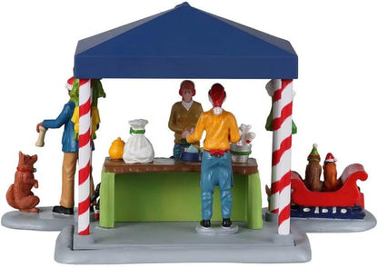 Lemax Village Collection Santa Claws & Paws, Set of 3
