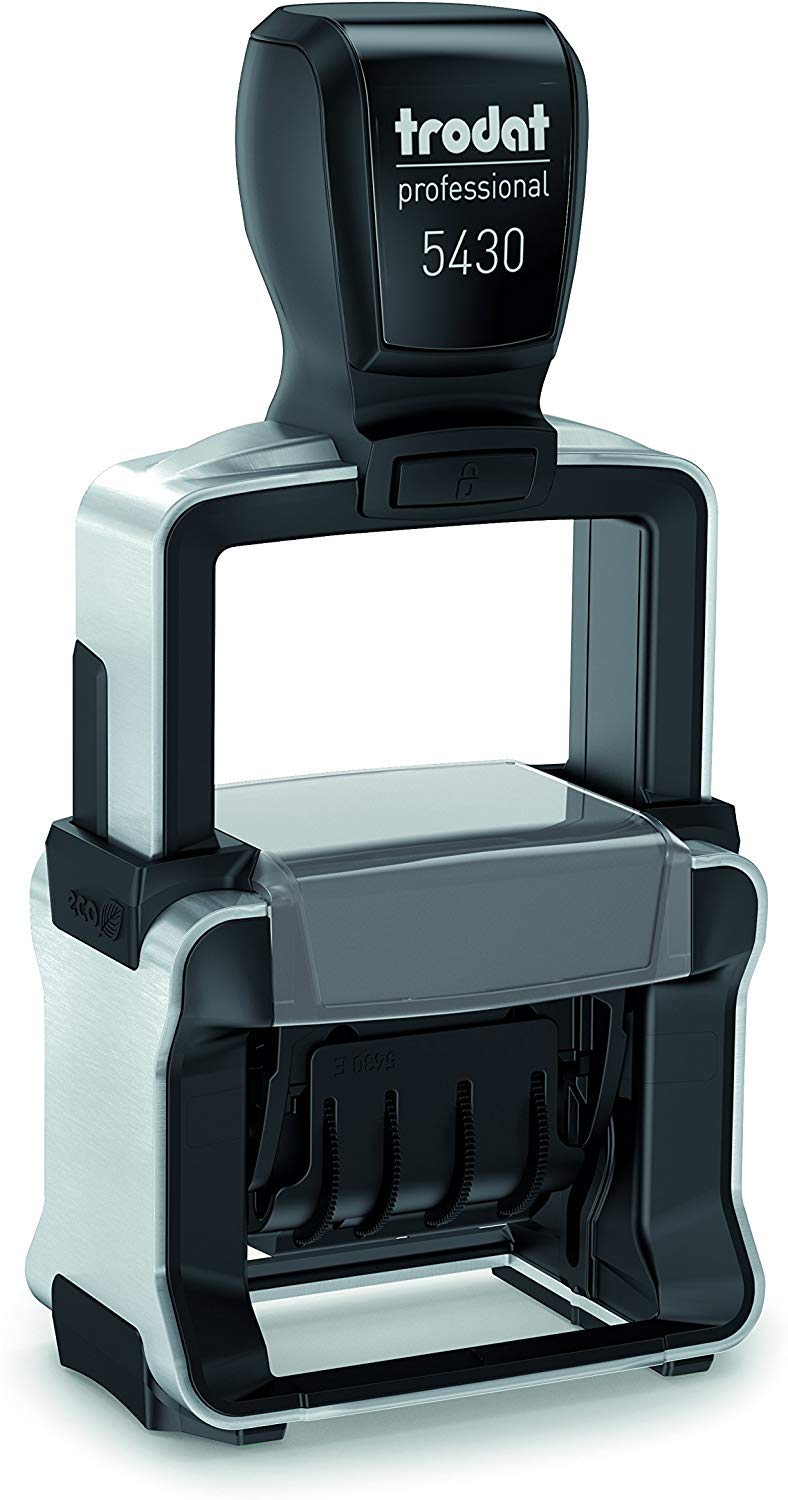 Trodat Professional 5430/L Self-Inking Date with Commercial Texts – Receipt – PAGATE – Registered