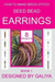 How to make brick stitch seed bead earrings. Book 1