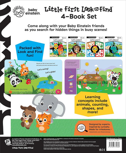 Baby Einstein: Little First Look and Find 4-Book Set