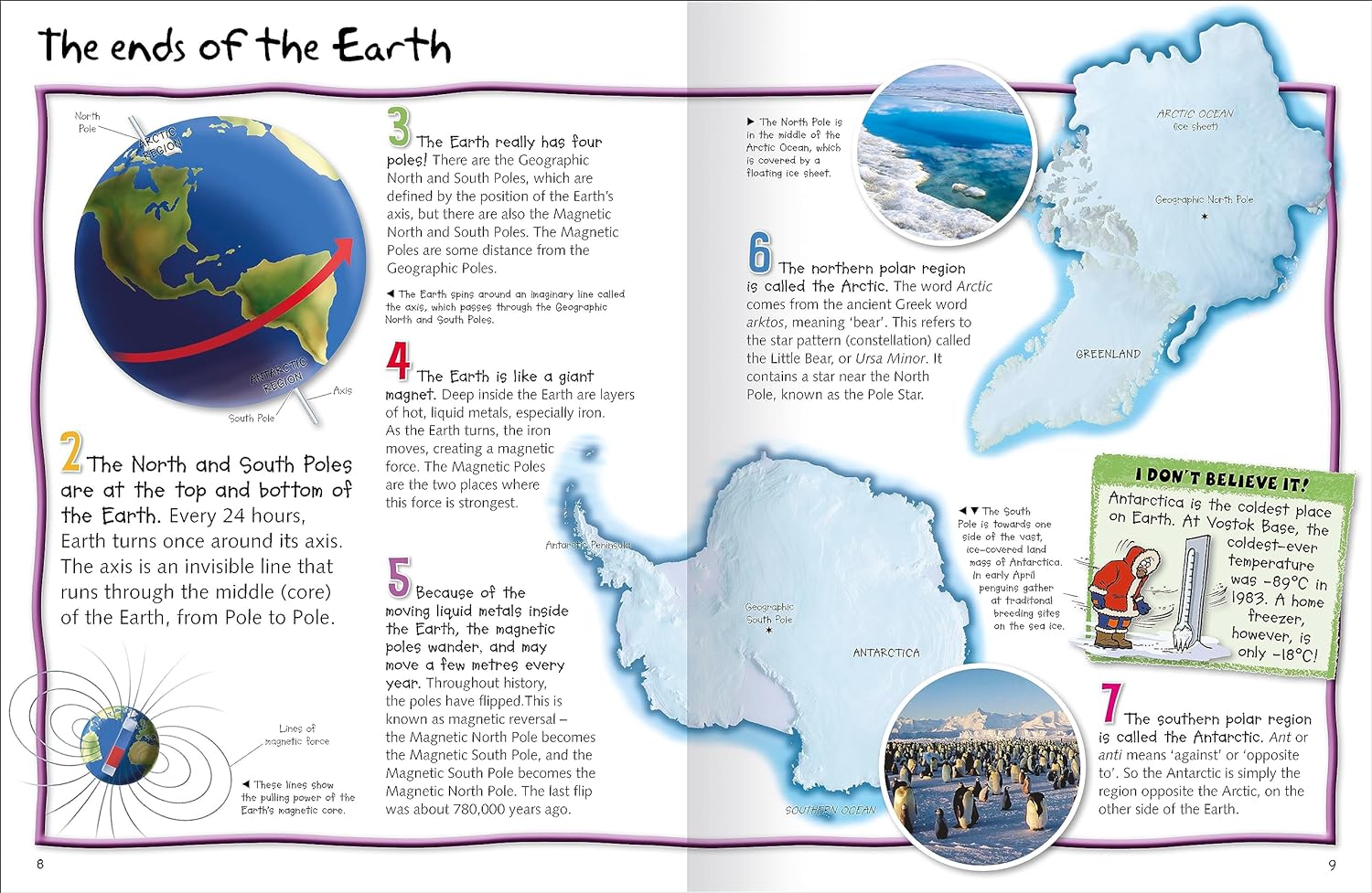 100 Facts Polar Lands