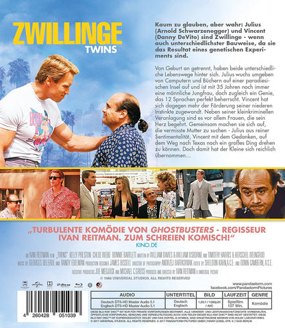 ZWILLINGE-TWINS - MOVIE [Blu-ray] [1988]
