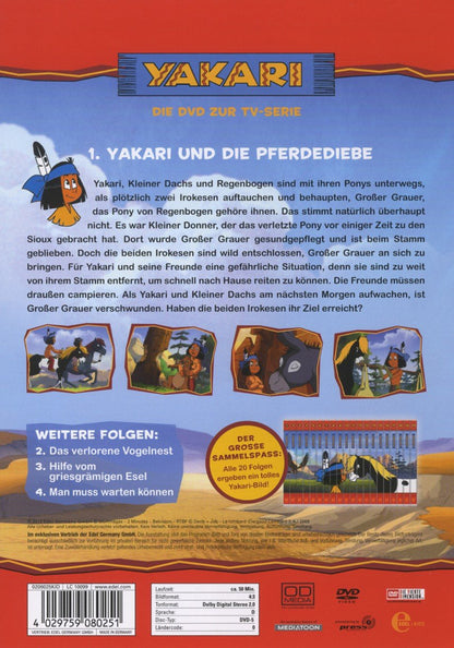 Yakari – „Yakari und die Pferdediebe" – Folge 9, Die DVD zur TV-Serie