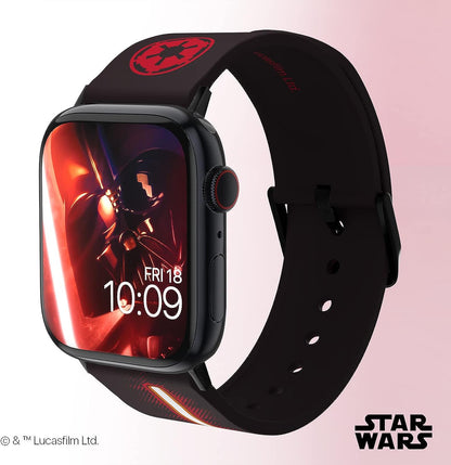 MobyFox Star Wars - Smartwatch Band – Officially Licensed (watch not included) Vader Lightsaber